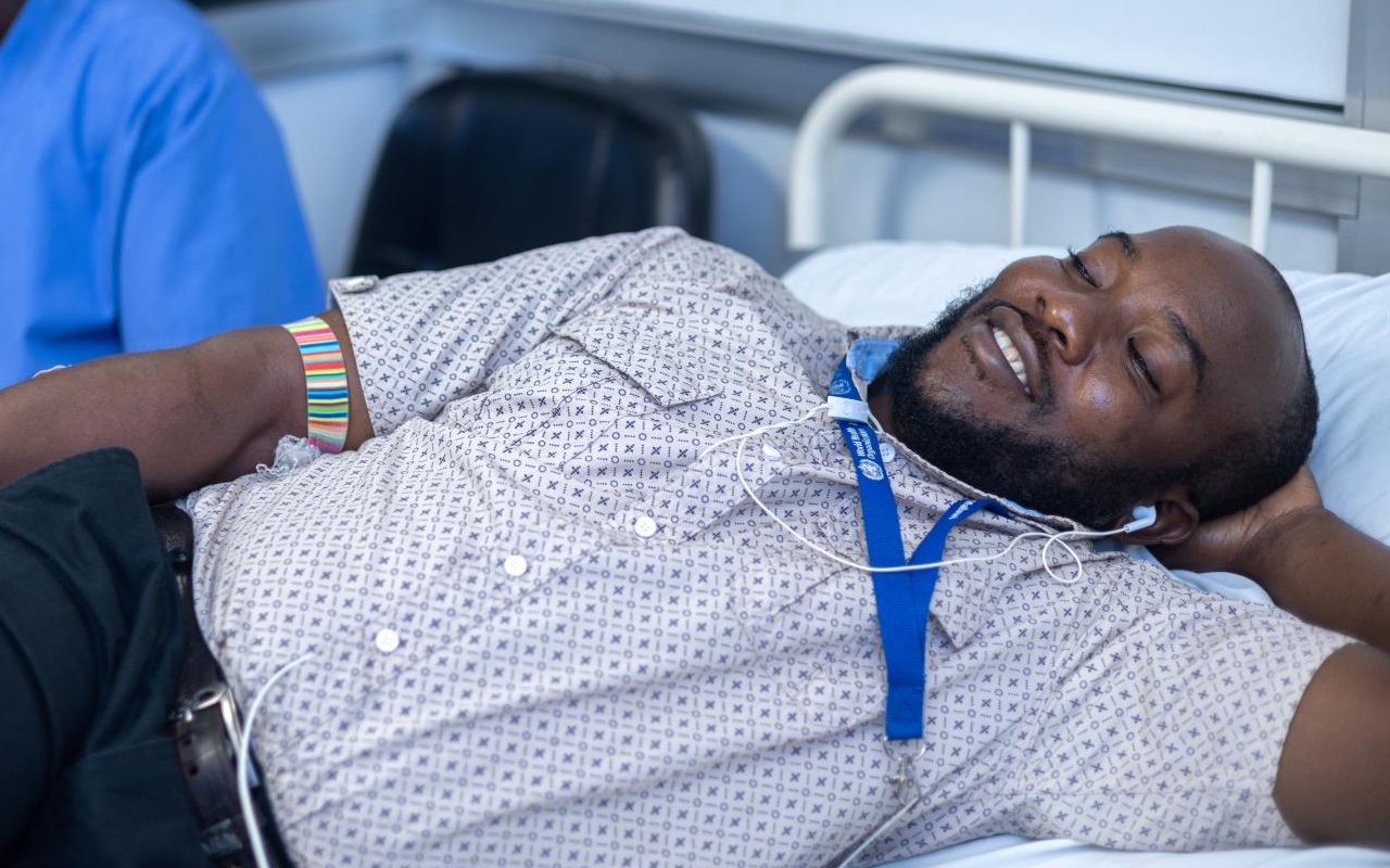 Alpha Tamba, blood donor 